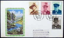 Cash's woven inserts for First Day Covers