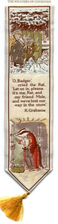 J & J Cash, Wind in the Willows, Woven Bookmark