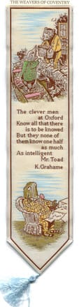 JJ Cash, Woven bookmark, Wind in the Willows